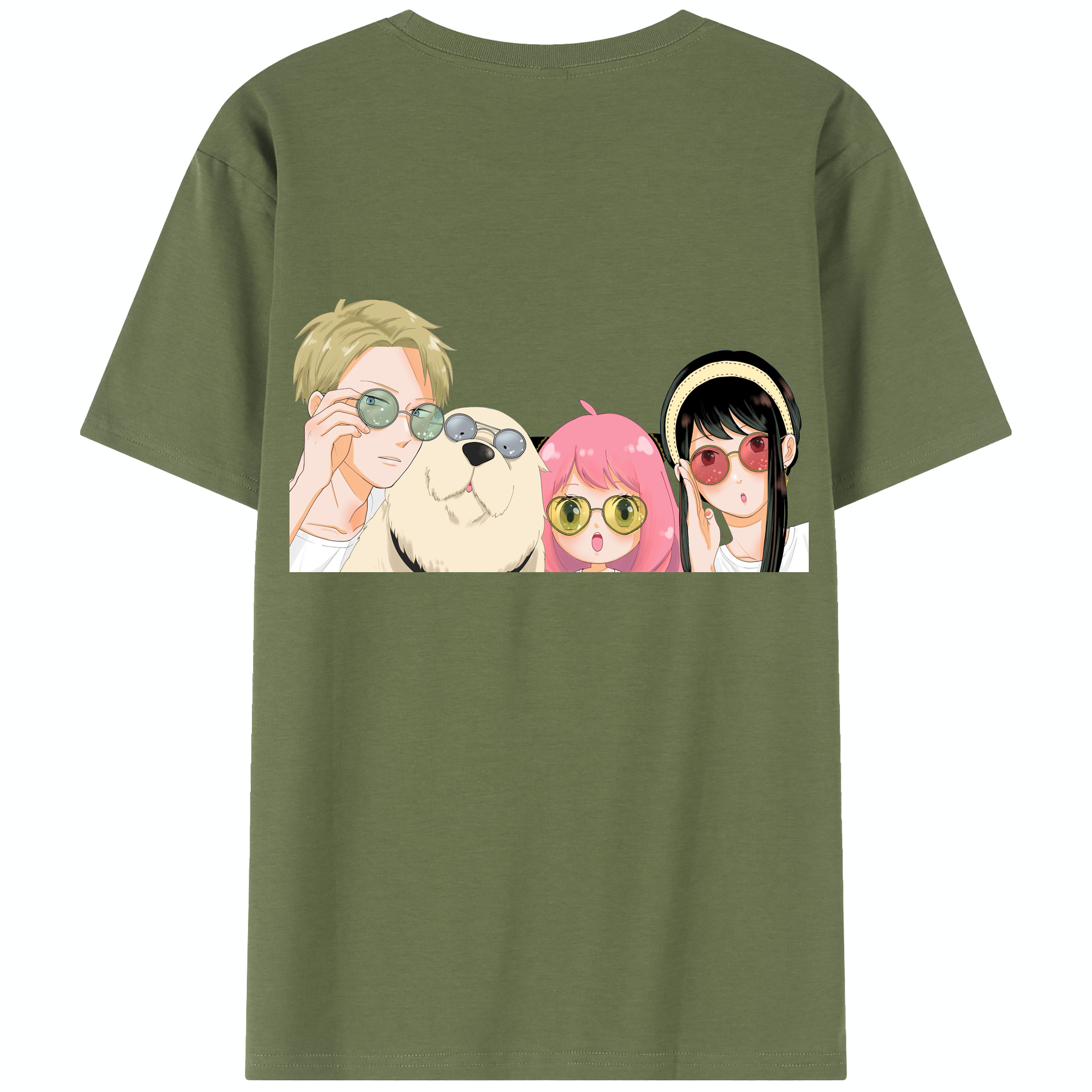 （画像用） SPY×FAMILY间谍家家酒 綿100％半袖Tシャツ（背面プリント）